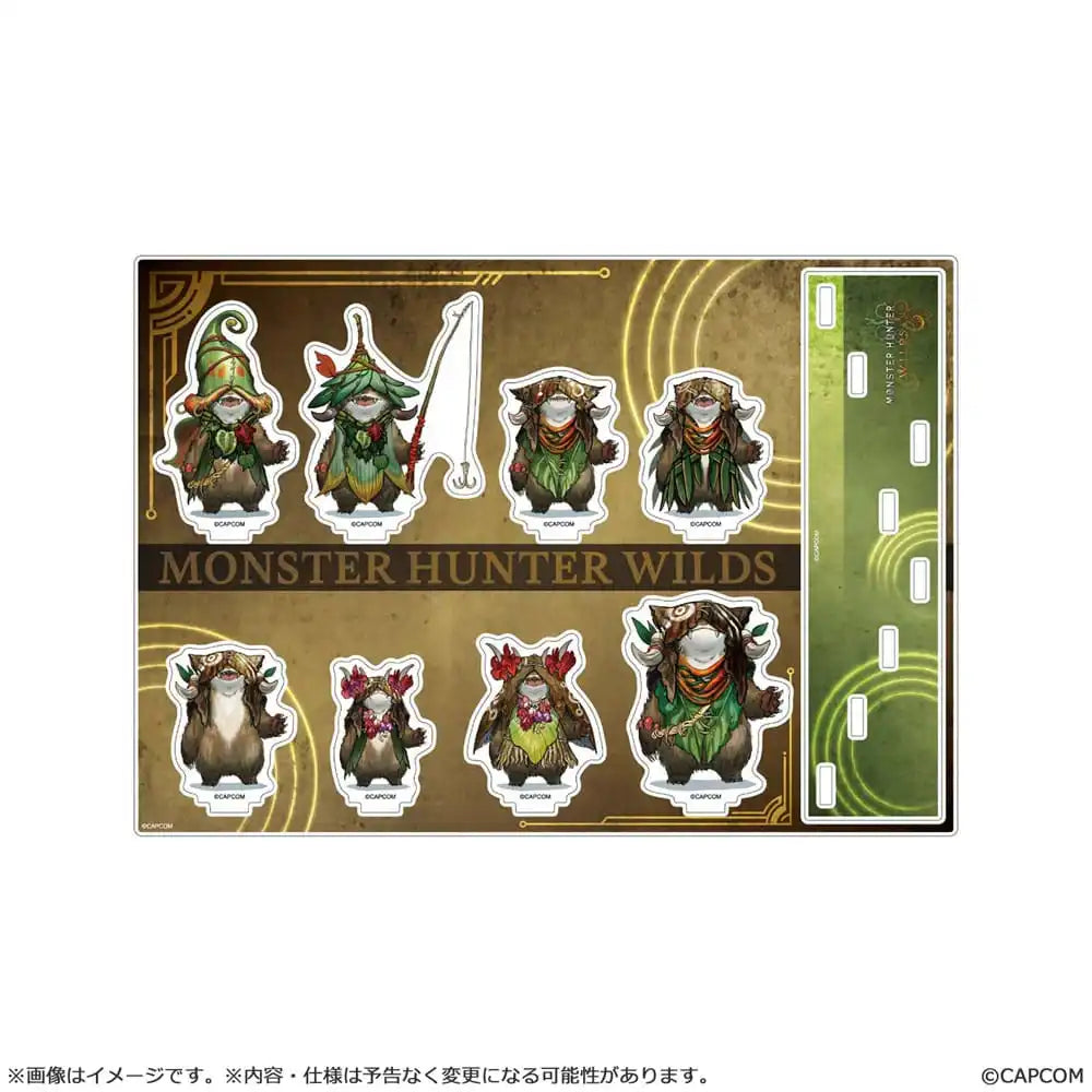 Monster Hunter Wilds Acrylic Stand Chomber Set 15 cm - Smalltinytoystore
