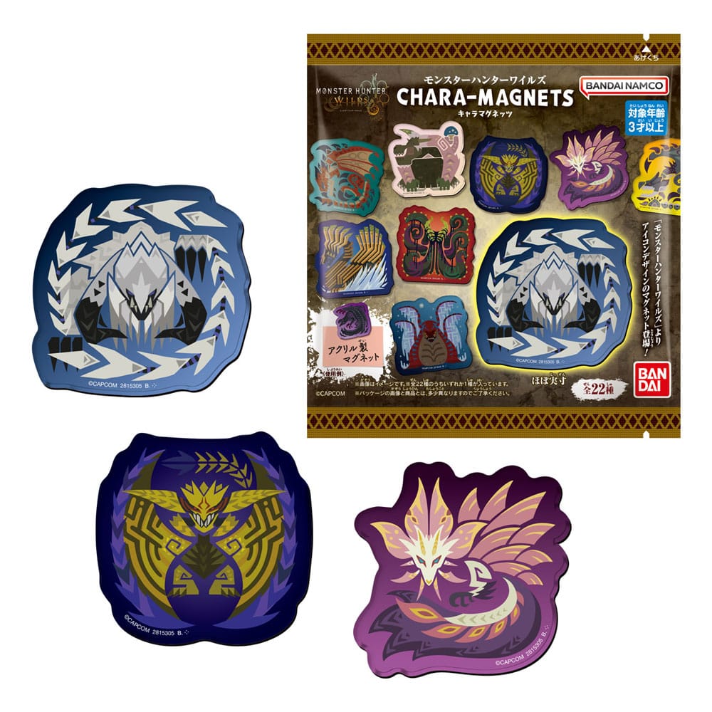 Monster Hunter Wilds Magnete 5 cm Chara-Magnets Blind Bag Display (14) - Smalltinytoystore