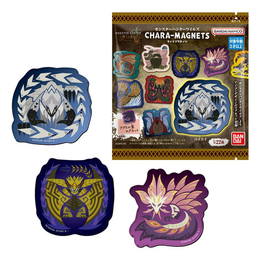 Monster Hunter Wilds Magnete 5 cm Chara-Magnets Blind Bag Display (14) - Smalltinytoystore