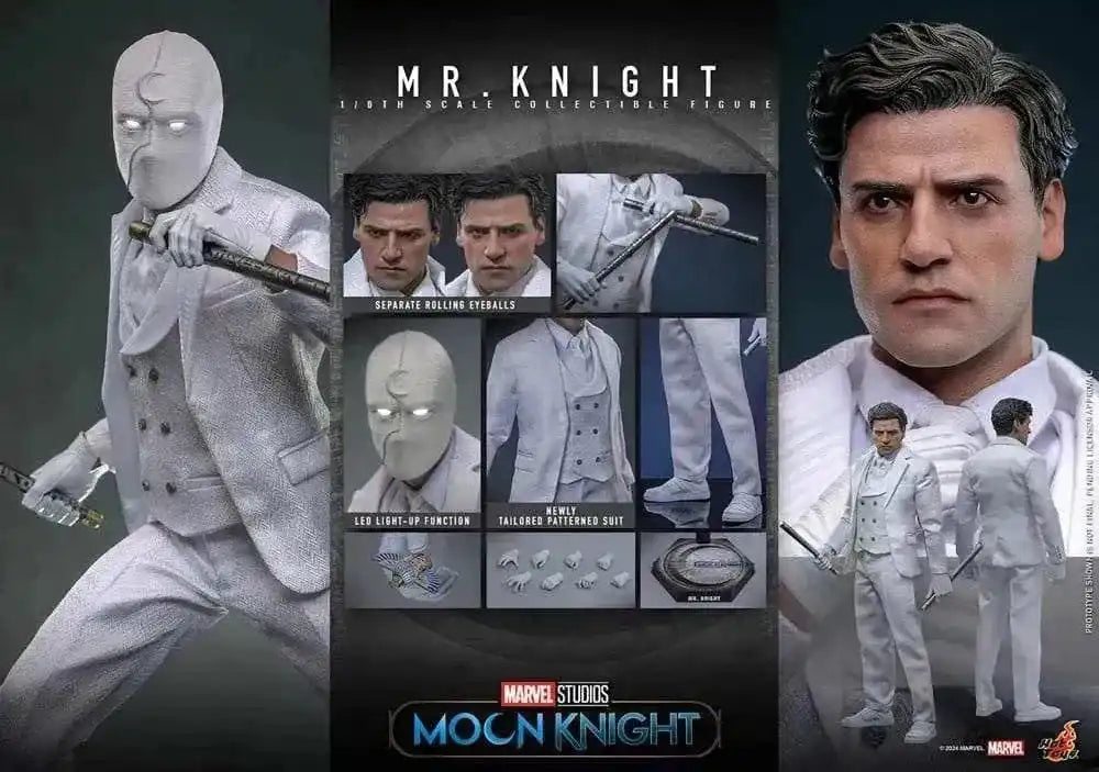 Moon Knight Actionfigur 1/6 Mr. Knight 29 cm HOT TOYS - Smalltinytoystore