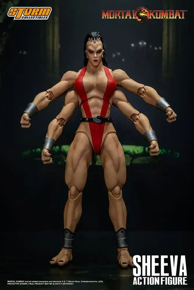 Mortal Kombat Actionfigur 1/12 Sheeva 18 cm - Smalltinytoystore