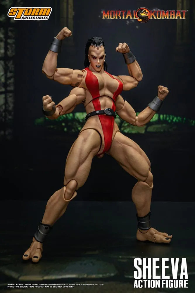 Mortal Kombat Actionfigur 1/12 Sheeva 18 cm - Smalltinytoystore