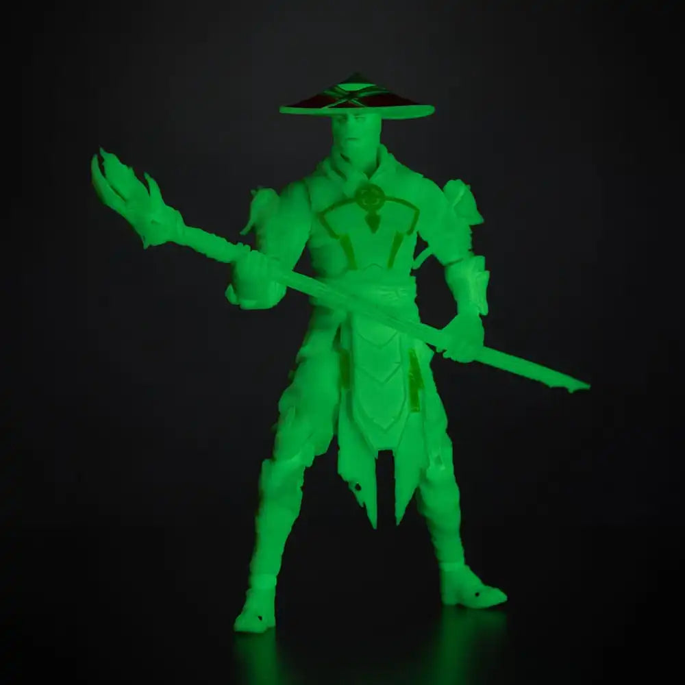 Mortal Kombat Actionfigur Glow in the Dark Edition Raiden (Gold Label) 18 cm - Smalltinytoystore