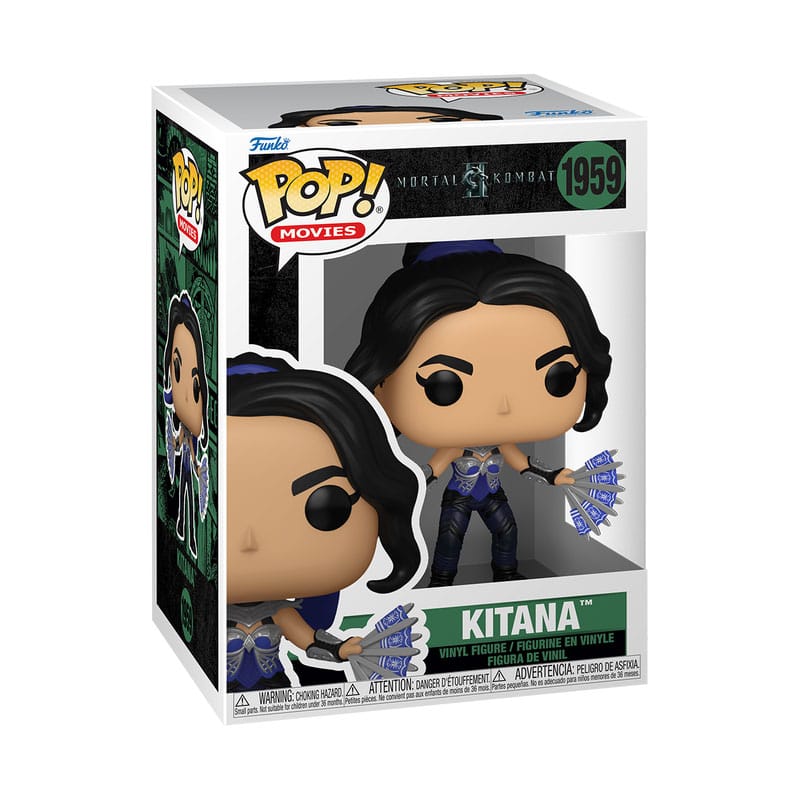 Mortal Kombat II (2026) POP! Games Vinyl Figur Kitana 9 cm - Smalltinytoystore