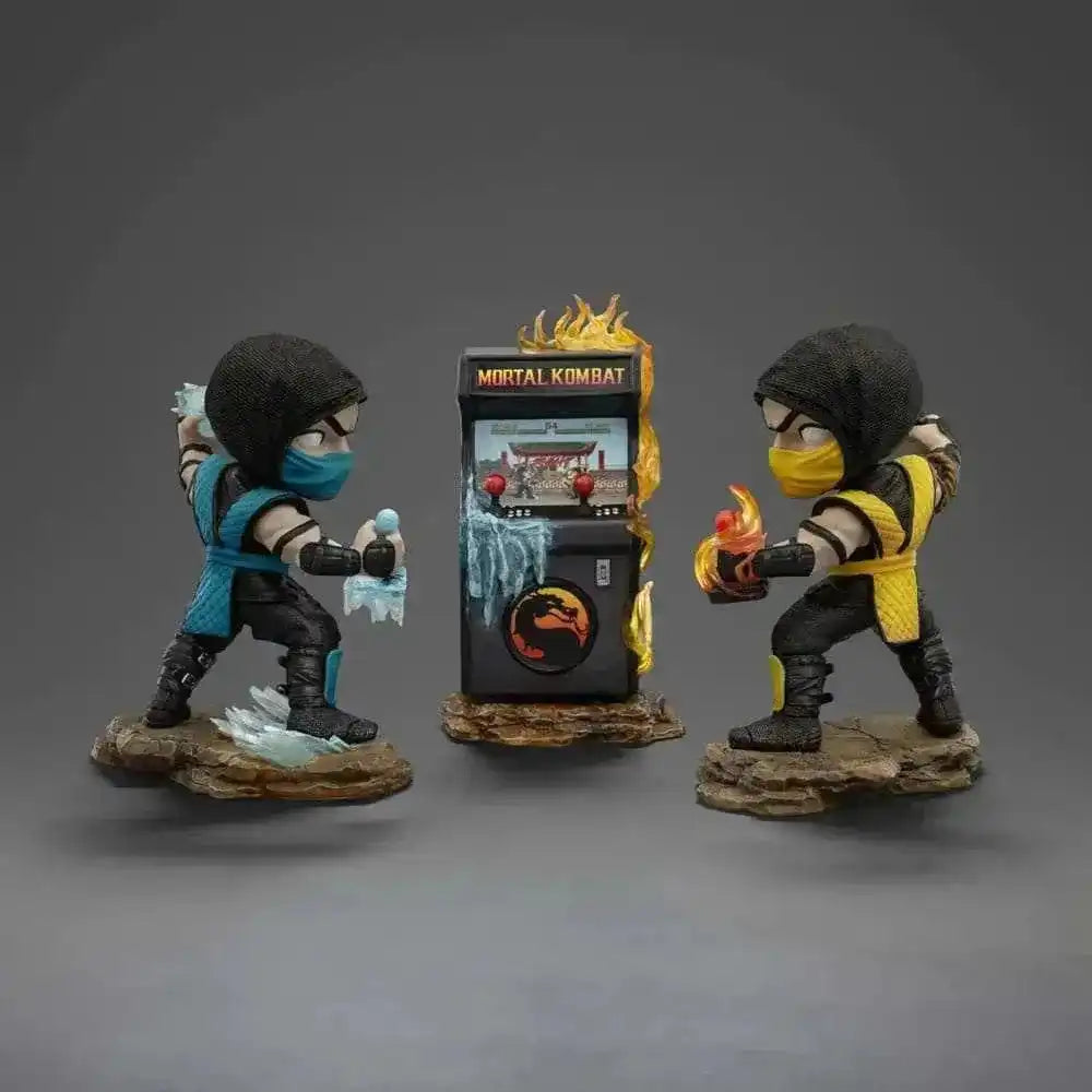 Mortal Kombat Mini Co. PVC Figuren Scorpion vs. Subzero Arcade Set 15 cm - Smalltinytoystore