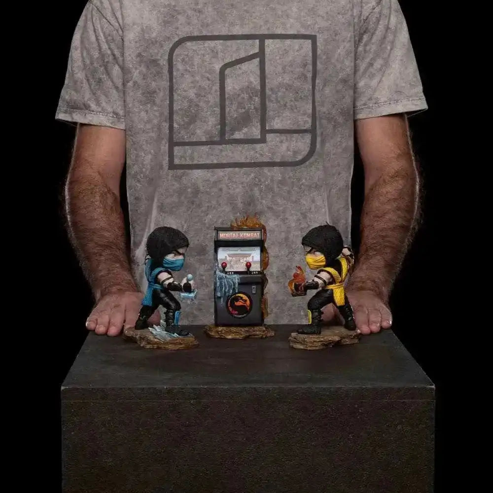 Mortal Kombat Mini Co. PVC Figuren Scorpion vs. Subzero Arcade Set 15 cm - Smalltinytoystore