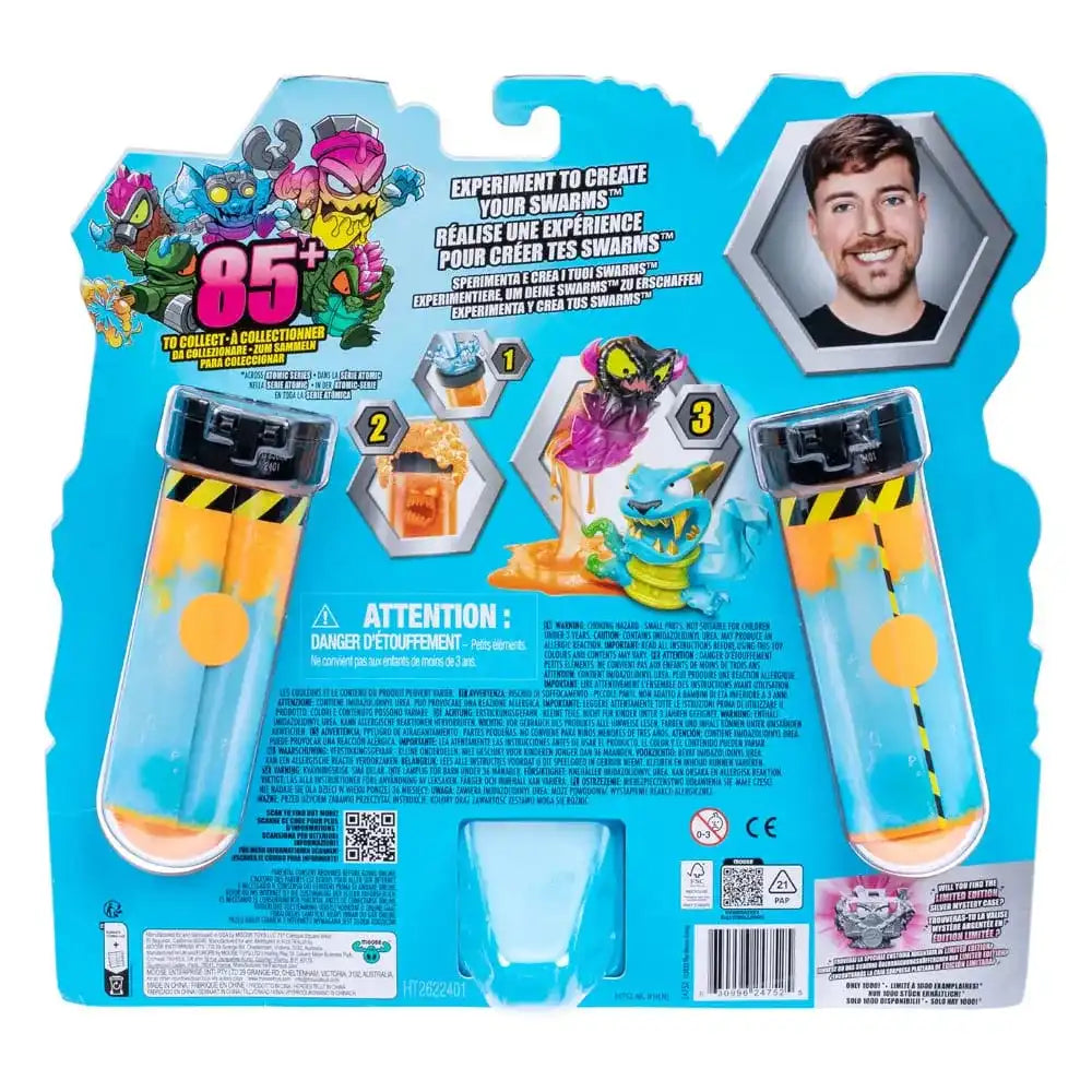 Mr. Beast Lab Swarms Minifiguren 12er-Pack Mega Lab 4 3 cm Sortiment (4) - Smalltinytoystore