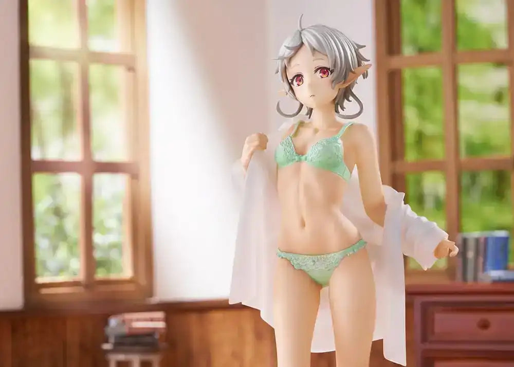 Mushoku Tensei Jobless Reincarnation II Isekai Ittara Honki Dasu PVC Statue 1/7 Sylphiette Greyrat Changing Clothes Mode 23 cm - Smalltinytoystore