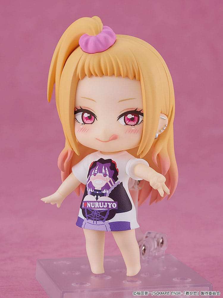 My Dress-Up Darling Nendoroid Actionfigur Marin Kitagawa: Slippery Girls Full Graphic T-Shirt Ver. 10 cm - Smalltinytoystore