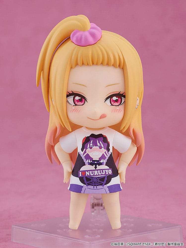 My Dress-Up Darling Nendoroid Actionfigur Marin Kitagawa: Slippery Girls Full Graphic T-Shirt Ver. 10 cm - Smalltinytoystore