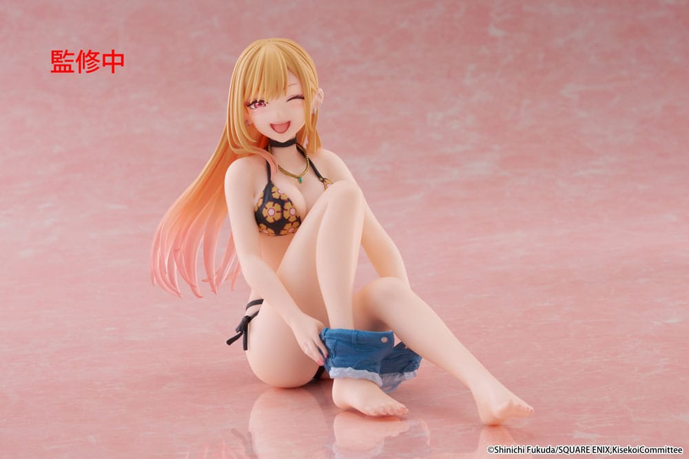 My Dress-Up Darling PVC Statue Desktop Cute Figure Marin Kitagawa Measured Swimsuit Ver. 13 cm - Smalltinytoystore