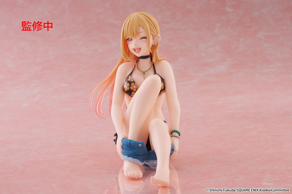 My Dress-Up Darling PVC Statue Desktop Cute Figure Marin Kitagawa Measured Swimsuit Ver. 13 cm - Smalltinytoystore