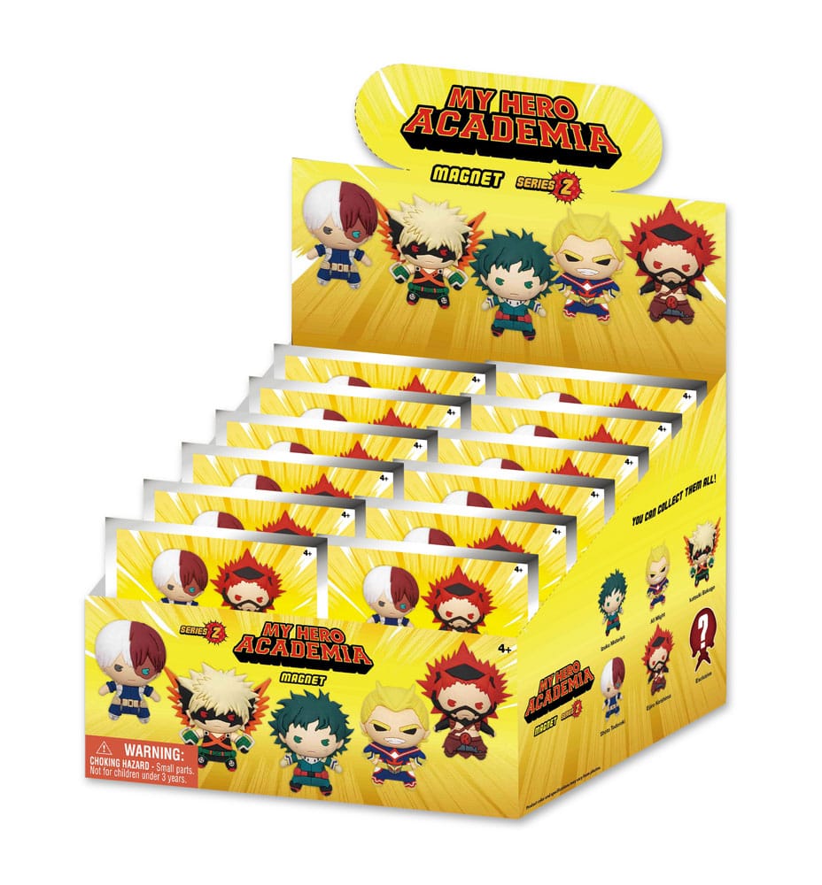 My Hero Academia 3D Magnete Series 2 Display (12) - Smalltinytoystore