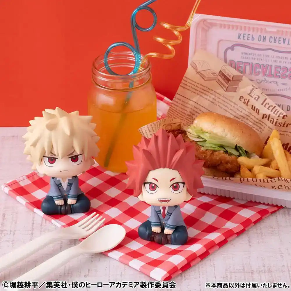 My Hero Academia Look Up PVC Statue Eijiro Kirishima & Shoto Aizawa (with gift) 11 cm - Smalltinytoystore