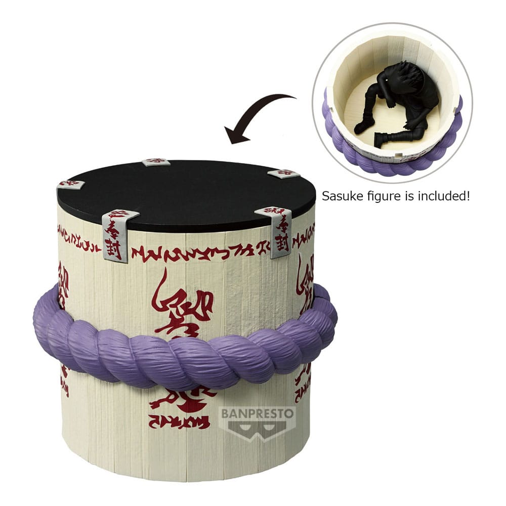 Naruto Figure Life Stiftehalter Sasuke's Coffin 10 cm - Smalltinytoystore