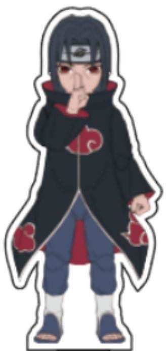 Naruto Plastic Model Kit Itachi Uchiha 12 cm - Smalltinytoystore