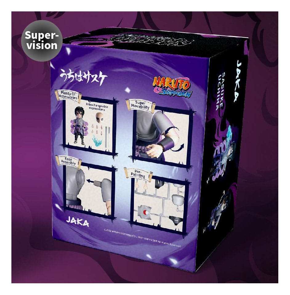 Naruto Plastic Model Kit Sasuke Uchiha 12 cm - Smalltinytoystore