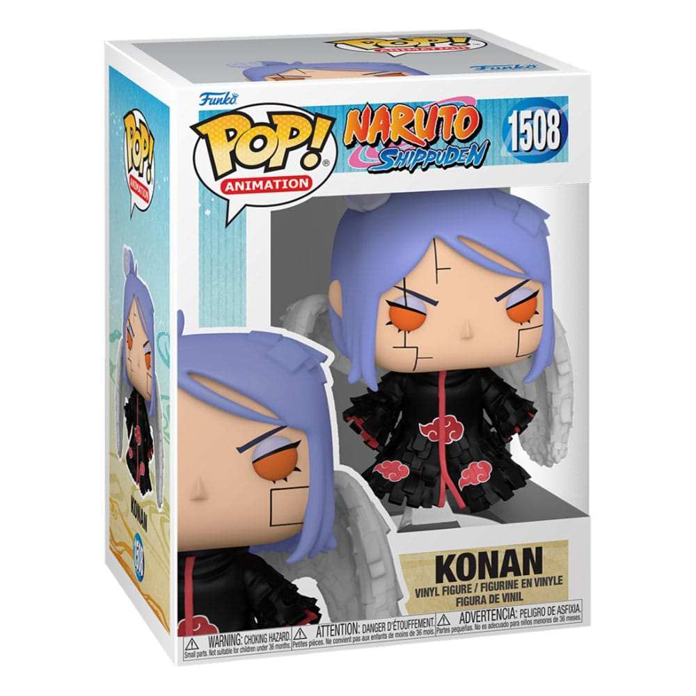 Naruto Pop! Animation Vinyl Figur Konan 9 cm - Smalltinytoystore