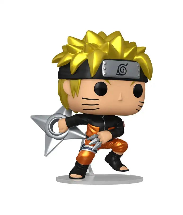 Naruto POP! Animation Vinyl Figur Naruto(Shrkn) w/CH 9 cm Sortiment (6) - Smalltinytoystore