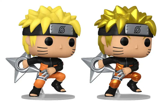Naruto POP! Animation Vinyl Figur Naruto(Shrkn) w/CH 9 cm Sortiment (6) - Smalltinytoystore