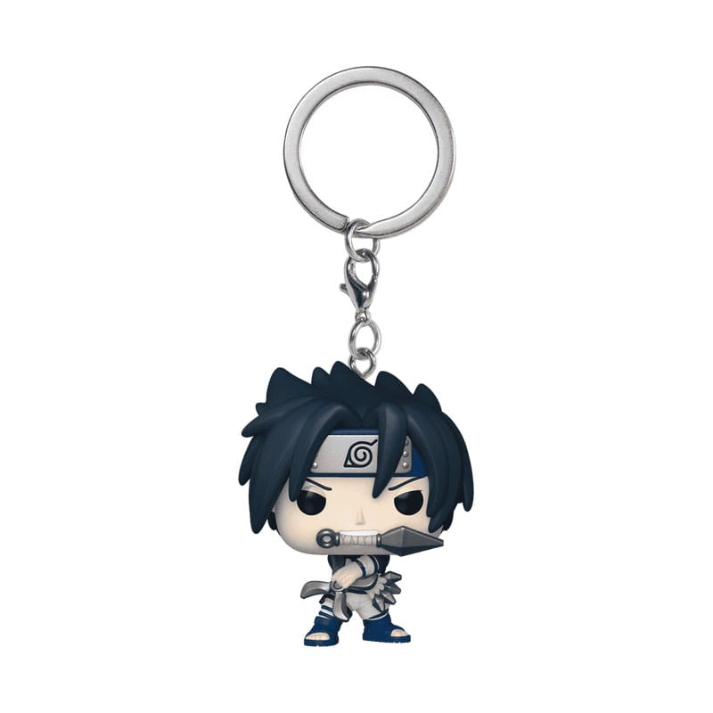 Naruto POP! Vinyl Schlüsselanhänger 4 cm Classic- Sasuke Display (12) - Smalltinytoystore
