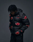 Naruto Puffer-Jacke Akatsuki Rot Größe XXXL - Smalltinytoystore