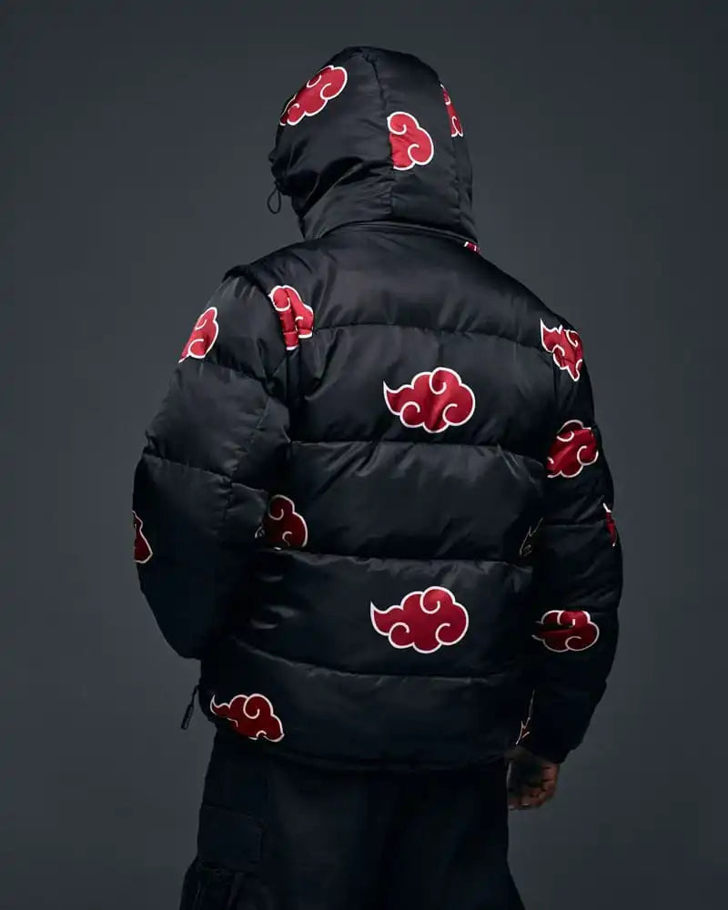 Naruto Puffer-Jacke Akatsuki Rot Größe XXXL - Smalltinytoystore