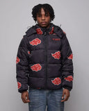 Naruto Puffer-Jacke Akatsuki Rot Größe XXXL - Smalltinytoystore