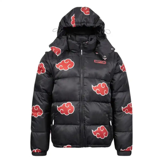 Naruto Puffer-Jacke Akatsuki Rot Größe XXXL - Smalltinytoystore