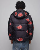 Naruto Puffer-Jacke Akatsuki Rot Größe XXXL - Smalltinytoystore