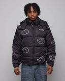 Naruto Puffer-Jacke Akatsuki Weiß Größe M - Smalltinytoystore