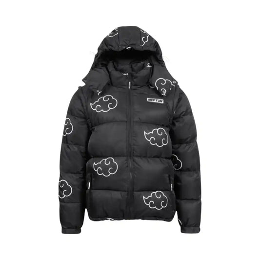 Naruto Puffer-Jacke Akatsuki Weiß Größe XXL - Smalltinytoystore