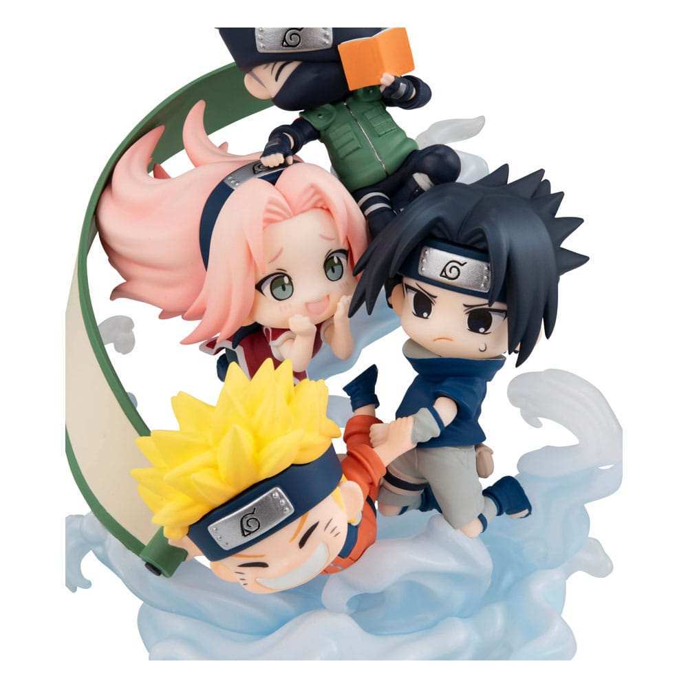 Naruto Shippuden FigUnity PVC Mini-Statue Gather here, Team 7 13 cm - Smalltinytoystore