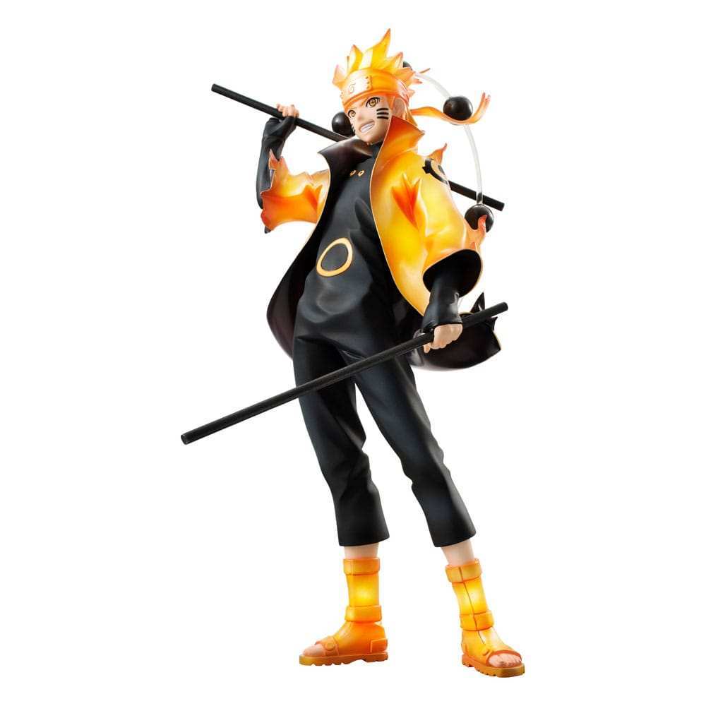 Naruto Shippuden G.E.M. Serie PVC Statue Naruto Uzumaki Six Paths Sage Mode 15th Anniversary Ver. 22 cm - Smalltinytoystore