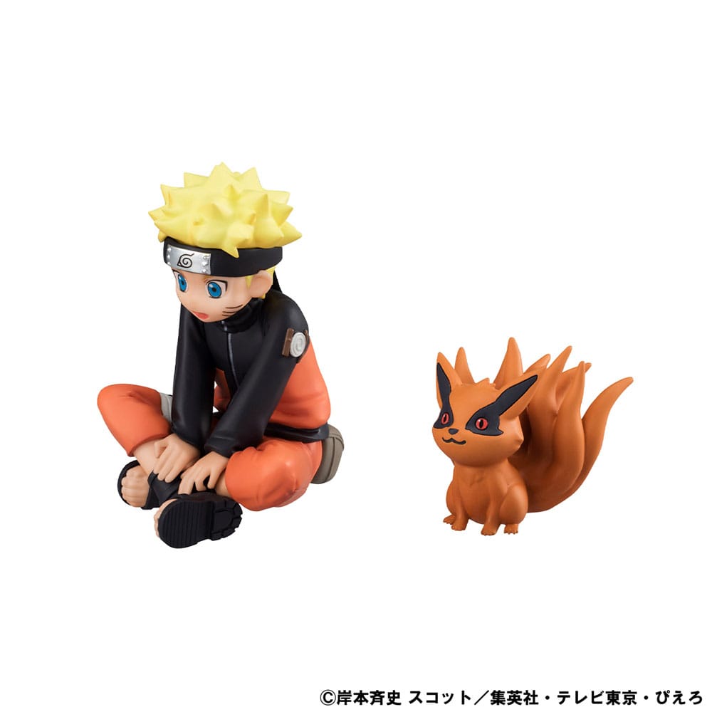Naruto Shippuden Gaiden G.E.M. Serie PVC Statue Naruto Uzumaki & Biju Set 7 cm - Smalltinytoystore