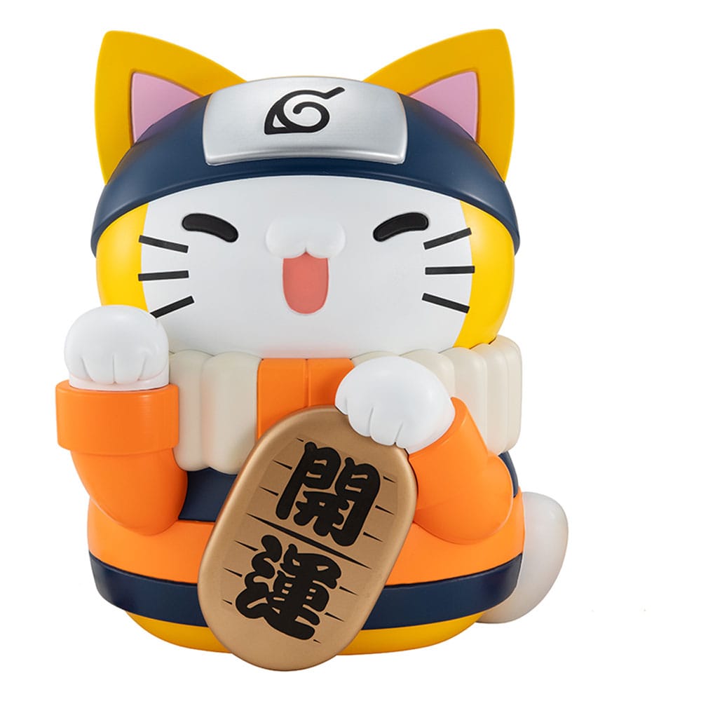 Naruto Shippuden Mega Cat Project Nyanto! The Big Nyaruto Series Sammelfigur Nyaruto Fortune Cats Giant Ver. 34 cm - Smalltinytoystore