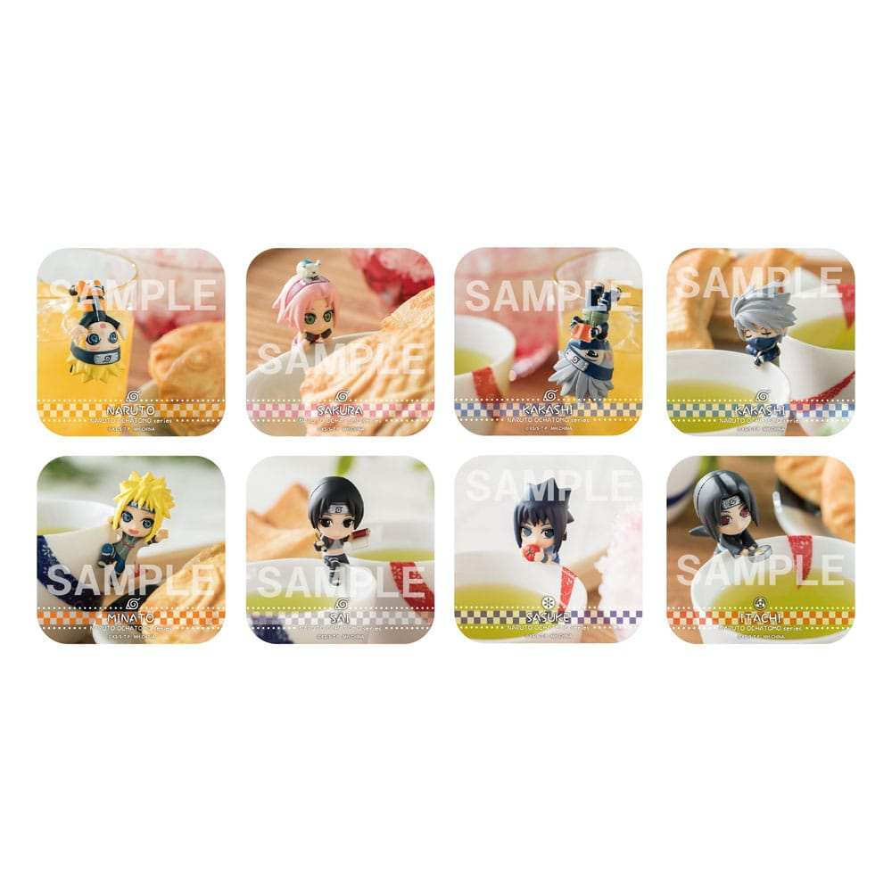 Naruto Shippuden Ochatomo Series Sammelfiguren 5 cm Konoha Break Time Sortiment (8) - Smalltinytoystore