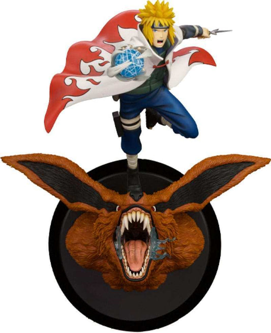 Naruto Shippuden PVC Statue 1/8 Minato Namikaze Vs Nine Tailed Fox 41 cm - Smalltinytoystore
