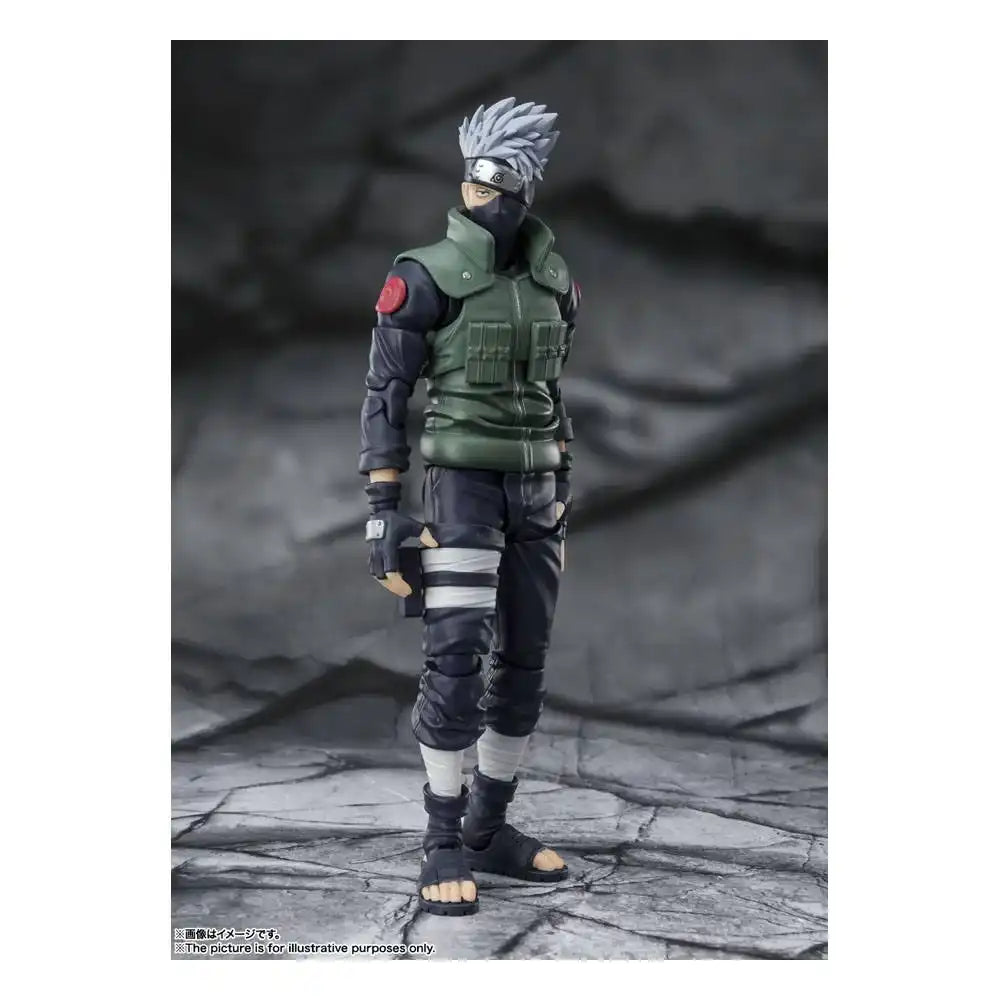 Naruto Shippuden S.H. Figuarts Actionfigur Kakashi Hatake -The famed Sharingan Hero- 16 cm - Smalltinytoystore