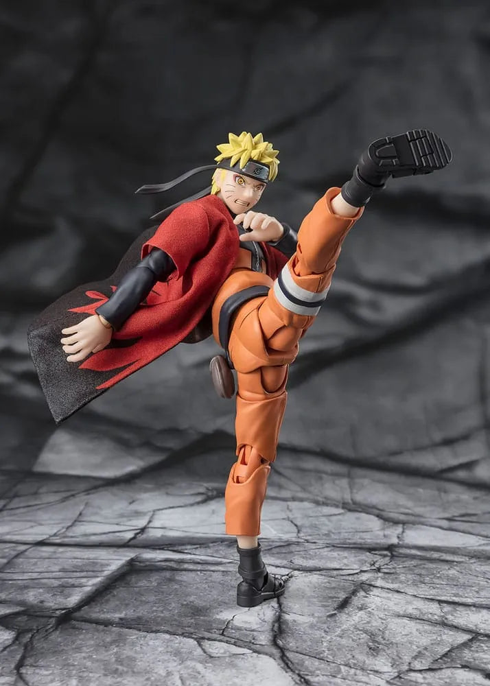 Naruto Shippuden S.H. Figuarts Actionfigur Naruto Uzumaki (Sage Mode) - Savior of Konoha 15 cm - Smalltinytoystore