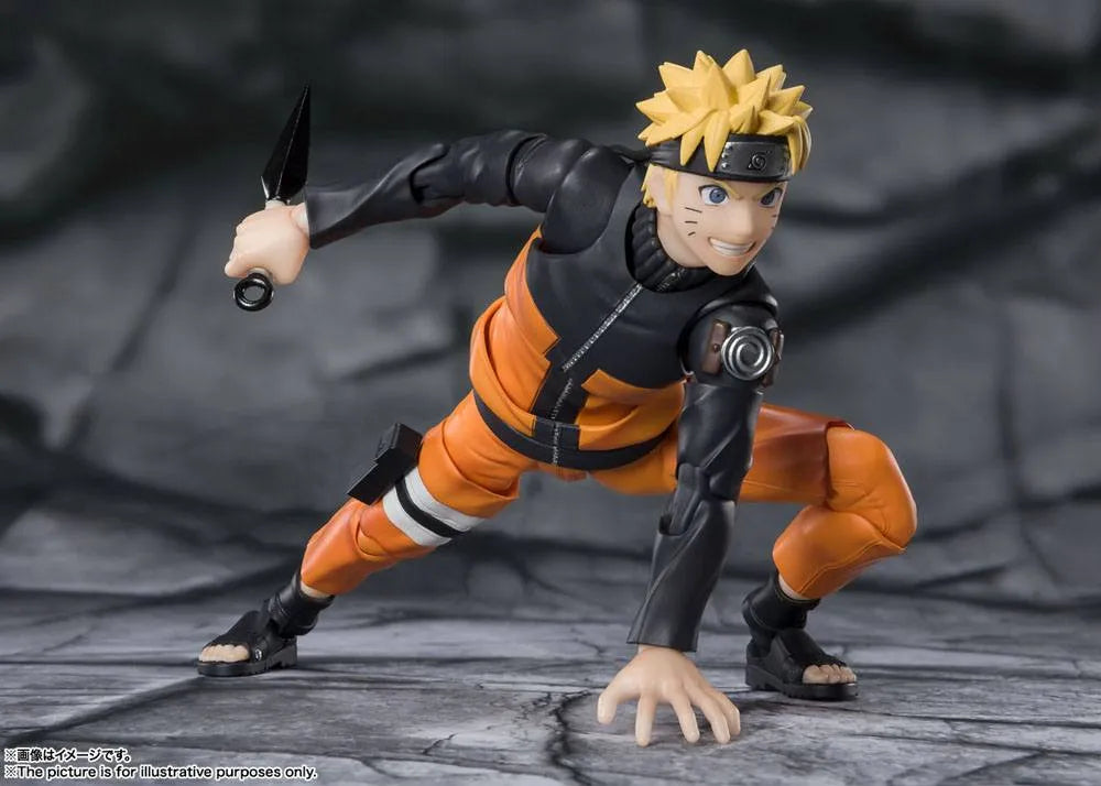 Naruto Shippuden S.H. Figuarts Actionfigur Naruto Uzumaki -The Jinchuuriki entrusted with Hope- 14 cm - Smalltinytoystore