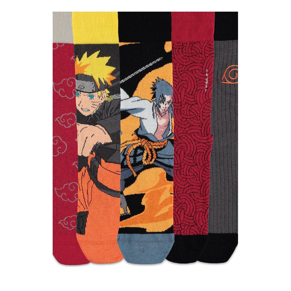Naruto Shippuden Socken 5er-Pack 35-38 - Smalltinytoystore