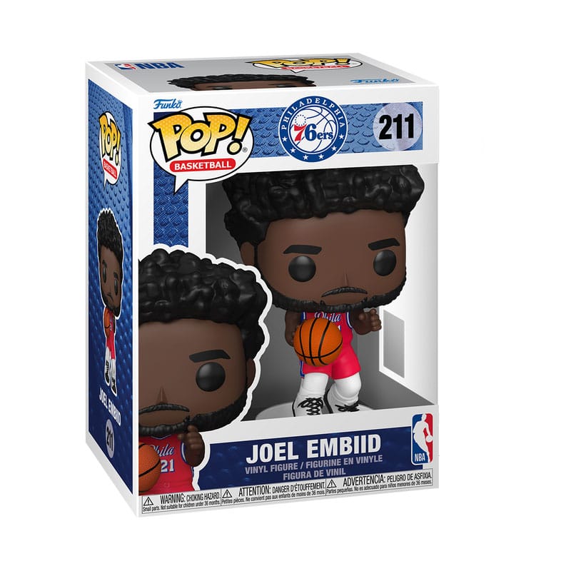 NBA Legends POP! Sports Vinyl Figur 76ers- Joel Embiid 9 cm - Smalltinytoystore