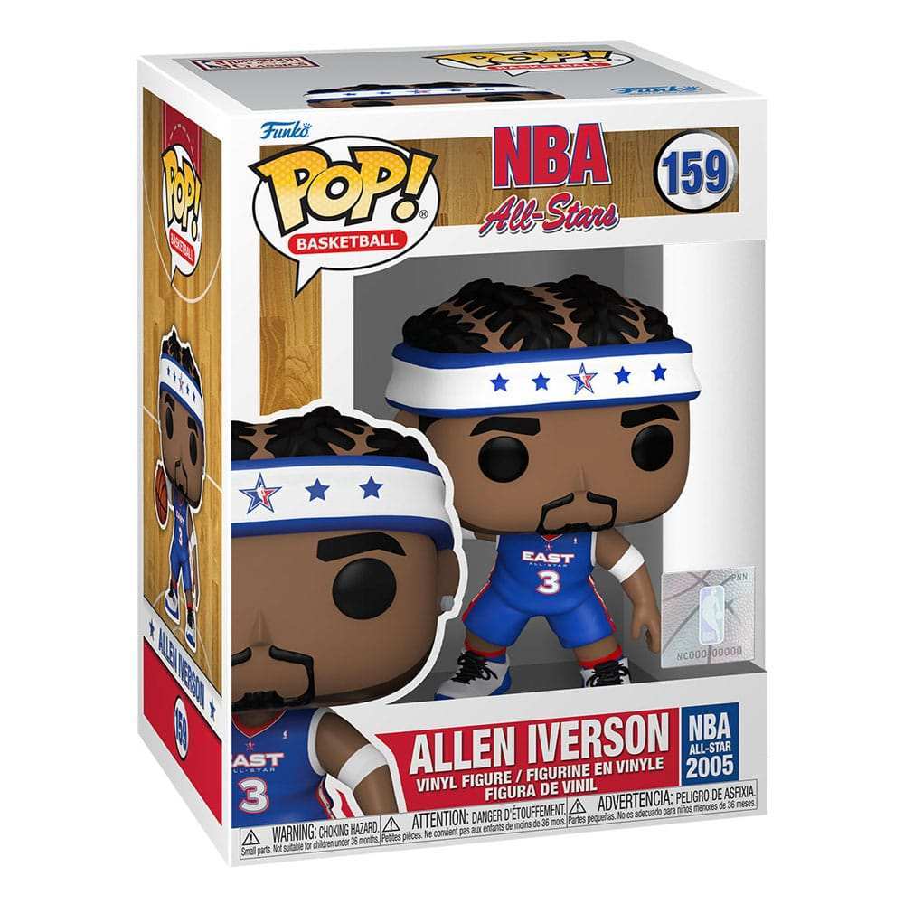 NBA Legends POP! Sports Vinyl Figur Allen Iverson (2005) 9 cm - Smalltinytoystore