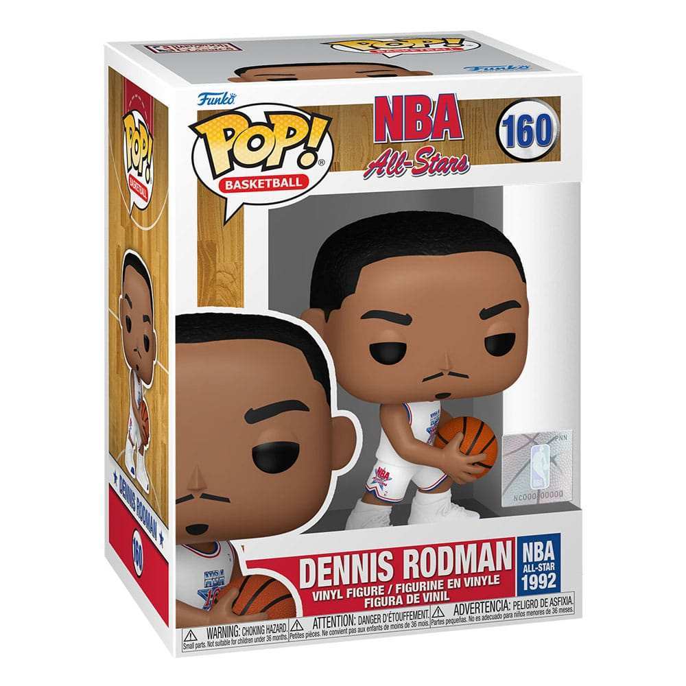NBA Legends POP! Sports Vinyl Figur Dennis Rodman (1992) 9 cm - Smalltinytoystore