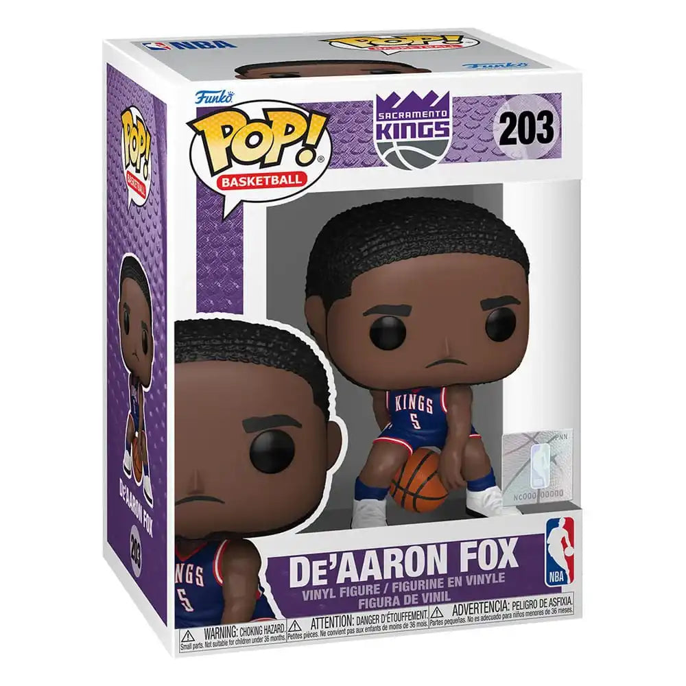NBA Legends POP! Sports Vinyl Figur Kings- De'Aaron Fox(CE 24) 9 cm - Smalltinytoystore
