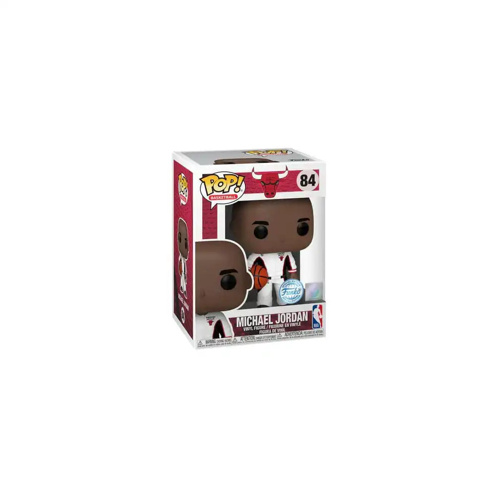 NBA Legends POP! Sports Vinyl Figur Michael Jordan (Bulls White Warmup) Exclusive 9 cm - Smalltinytoystore