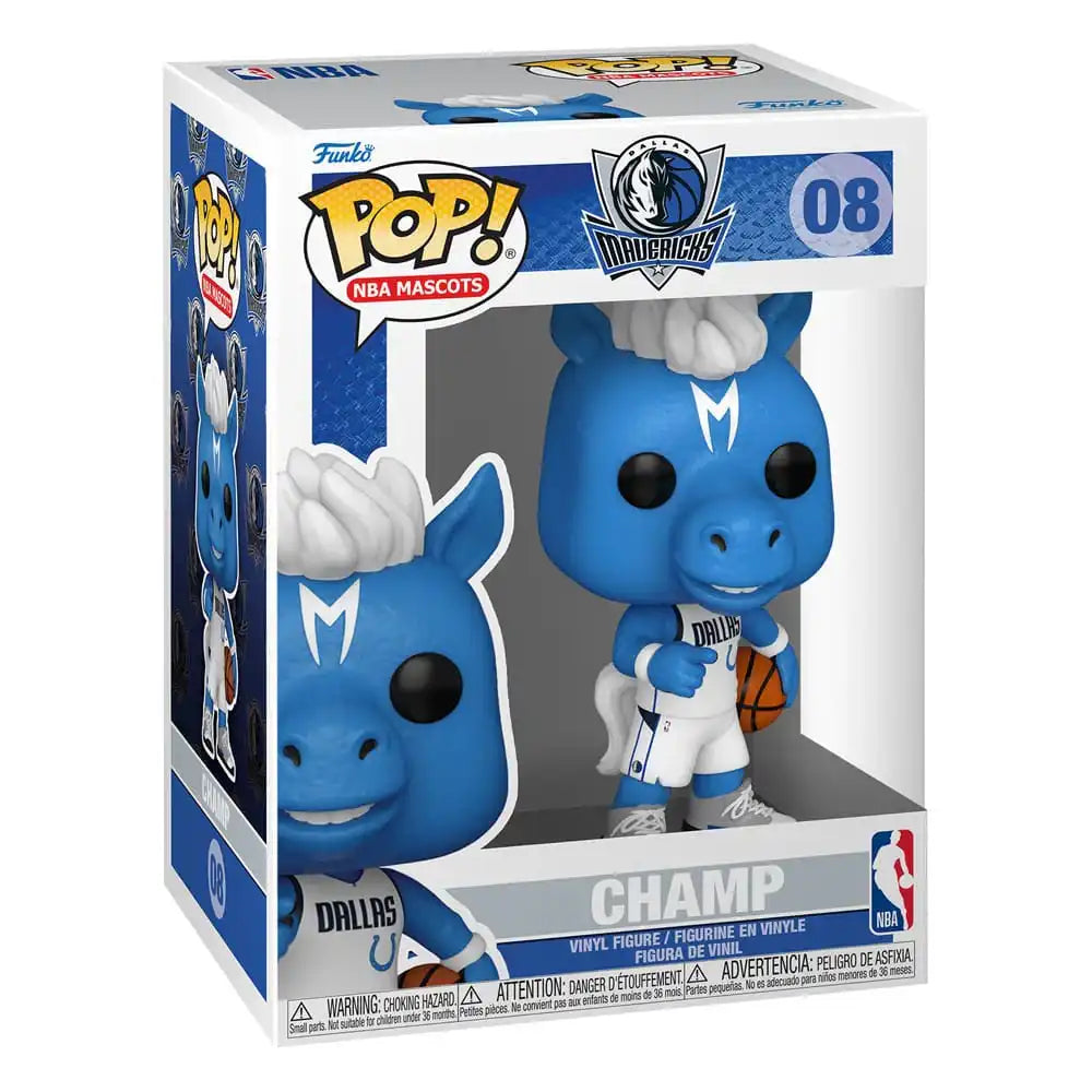 NBA Mascots POP! Sports Vinyl Figur Dallas- Champ 9 cm - Smalltinytoystore