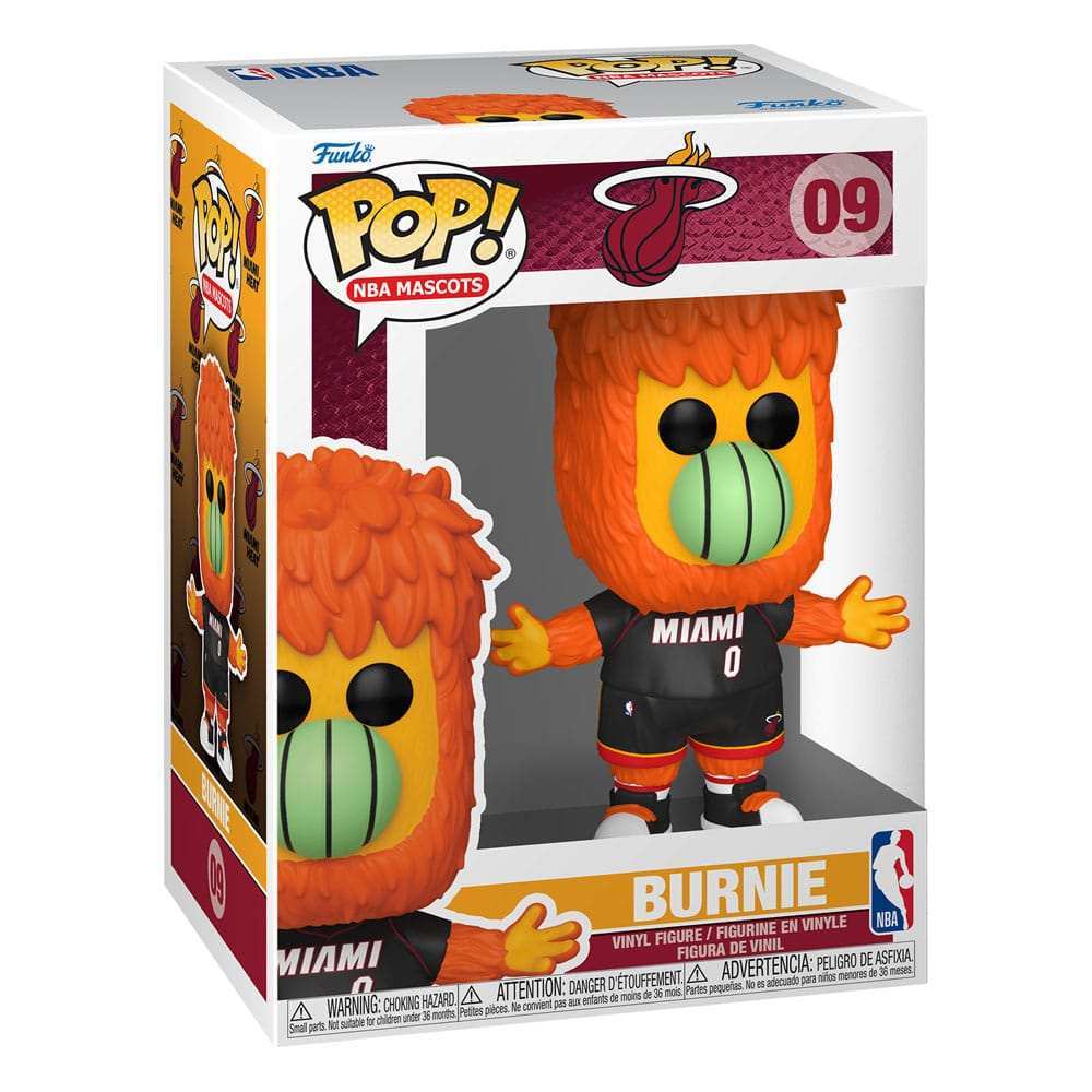 NBA Mascots POP! Sports Vinyl Figur Miami- Burnie 9 cm - Smalltinytoystore