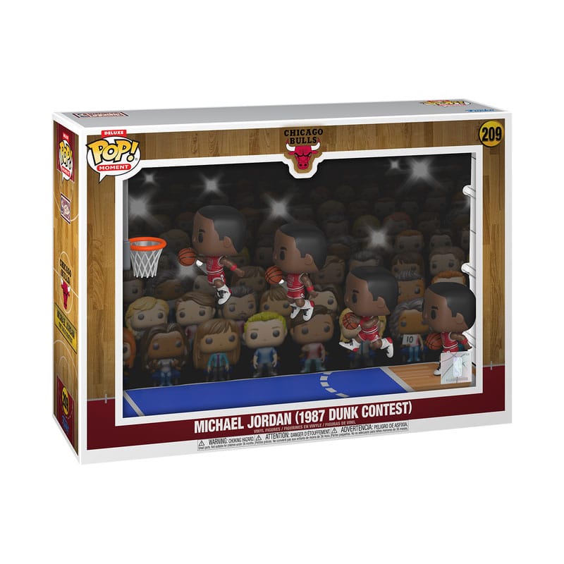 NBA POP Moments Deluxe Vinyl Figuren Bulls-MJ('87 Dunk Contest) 9 cm - Smalltinytoystore